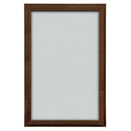 United Visual Products Indoor Enclosed Combo Board, 72"x36", Satin Frame/Green & Cloud UVCB7236-GREEN-CLOUD
